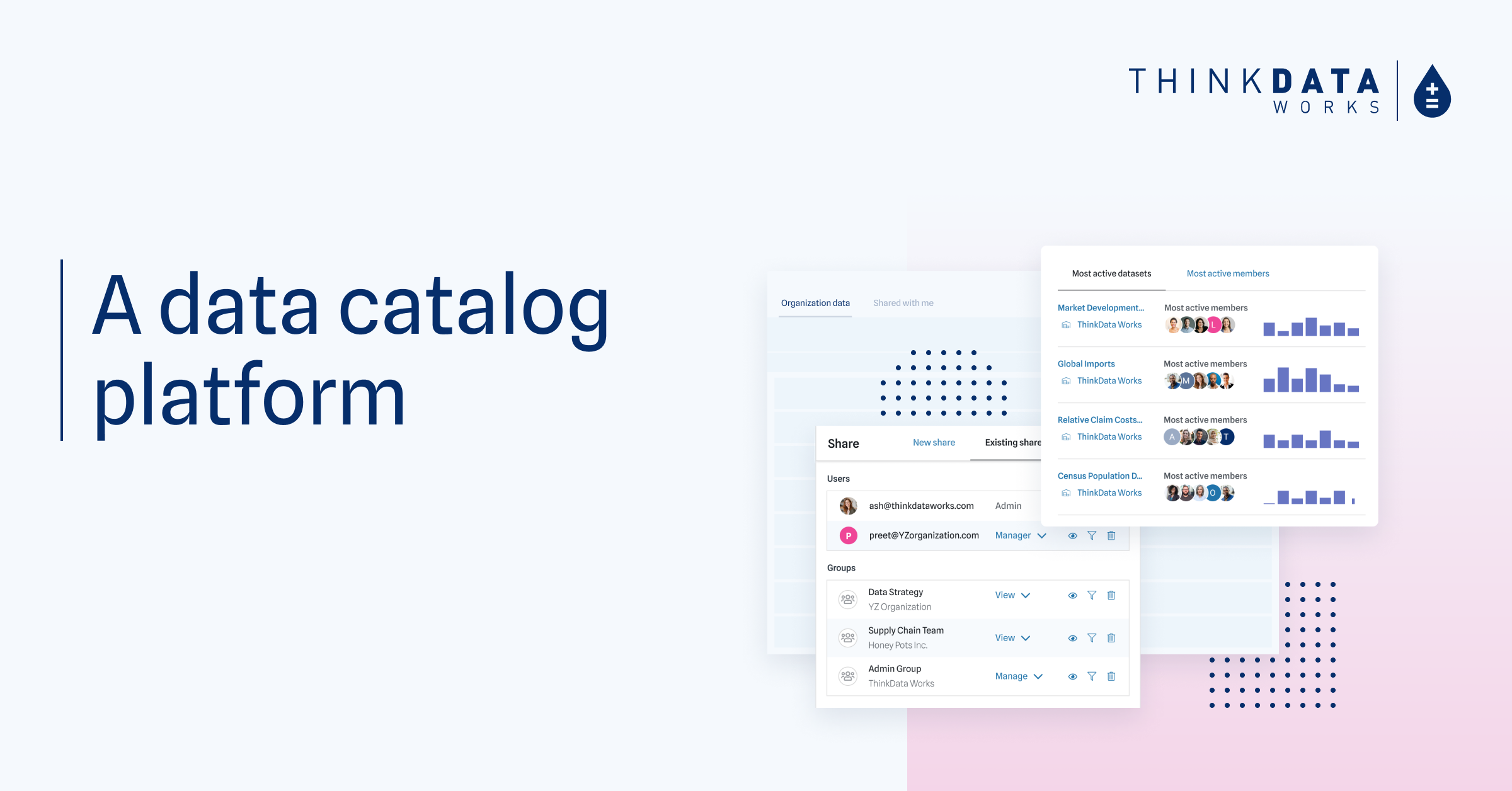 Data Catalog Platform Data Management ThinkData Works